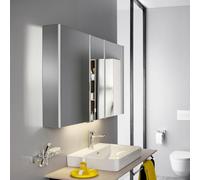 LAUFEN Armoire de toilette Running Frame 25, éclairage vertical, arrêt extérieur/droit, 750x1300, H4087549001441, H4087549001441, Versione: Parti laterali a specchio