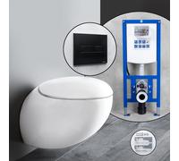 LAUFEN IL BAGNO ALESSI One set completo WC sospeso con elemento incasso neeos,, H8209714000001+16601BM#SET, IL BAGNO ALESSI One bianco [WC > WC con Elementi Incasso]