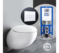 LAUFEN IL BAGNO ALESSI One set completo WC sospeso con elemento incasso neeos,, H8209714000001+16601WH#SET, IL BAGNO ALESSI One bianco [WC > WC con Elementi Incasso]