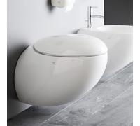 WC sospeso Laufen Alessi one, scarico basso, senza bordo, 585x390, incl. set di montaggio, H820971, Colorazione: Bianco con LCC