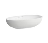 LAUFEN Il Bagno Alessi Vasque, avec trop-plein, 70x40cm, bonde clic-clac incluse, H8189787571091, H8189787571091, Colorazione: Bianco opaco
