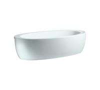 Vasca Da Bagno Rettangolare Laufen ALESSI ONE ovale a semi-incasso 2030x1020x575mm Bianco