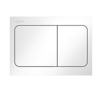 LAUFEN INEO Plaque de déclenchement Air, pour élément de WC, commande à deux quantités, H9001130000001, H9001130000001, Colorazione: Bianco lucido