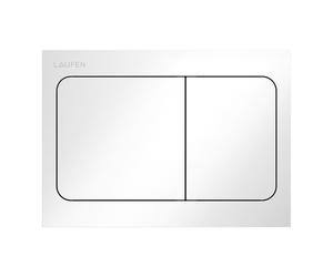LAUFEN INEO Plaque de déclenchement Air, pour élément de WC, commande à deux quantités, H9001130000001, H9001130000001, Colorazione: Bianco lucido