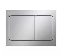 LAUFEN INEO Plaque de déclenchement Air, pour élément de WC, commande à deux quantités, H9001130070001, H9001130070001, Colorazione: Cromo Opaco