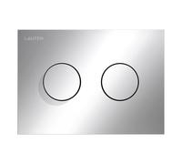 LAUFEN INEO Plaque de déclenchement Groove, pour élément de WC, commande à deux quantités, H9001170040001, H9001170040001, Colorazione: cromo