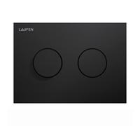 LAUFEN INEO Plaque de déclenchement Groove, pour élément de WC, commande à deux quantités, H9001177160001, H9001177160001, Colorazione: Nero opaco