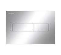 LAUFEN INEO Plaque de déclenchement Horizon, pour élément de WC, commande à deux quantités, H9001110040001, H9001110040001, Colorazione: cromo