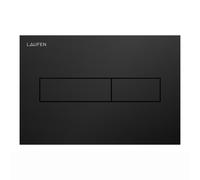 LAUFEN INEO Plaque de déclenchement Horizon, pour élément de WC, commande à deux quantités, H9001117160001, H9001117160001, Colorazione: Nero opaco