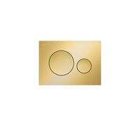 LAUFEN INEO Plaque de déclenchement Moon, pour élément de WC, commande à deux quantités, H9001141650001, H9001141650001, Colorazione: Oro pallido opaco