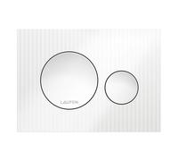 LAUFEN INEO Plaque de déclenchement Moondance, pour élément de WC, commande à deux quantités, H9001160000001, H9001160000001, Colorazione: Bianco lucido