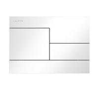 LAUFEN INEO Plaque de déclenchement SKYline, pour élément de WC, commande à deux quantités, H9001180000001, H9001180000001, Colorazione: Bianco lucido