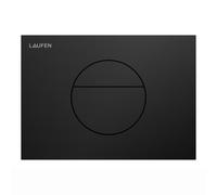 LAUFEN INEO Plaque de déclenchement Sunrise, pour élément de WC, commande à deux quantités, H9001127160001, H9001127160001, Colorazione: Nero opaco