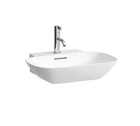 LAUFEN INO lavabo, 1 trou pour robinet, avec trop-plein, 560x450mm, H8103027161041, H8103027161041, Colorazione: Nero opaco