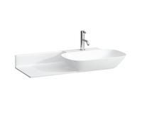 Lavabo Laufen INO, 1 foro per rubinetto, senza sfioratore, ripiano in ceramica a sinistra, 900x450 mm, H813301, Colorazione: Bianco con LCC