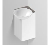 LAUFEN INSERT lavabo ad angolo, H586IN27111111, 5245000110 | WP.Insert5 INSERT bianco/marrone antracite [Lavabi > Lavabi ad Angolo]