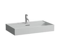 LAUFEN Kartell lavabo à poser, 1 trou pour robinet, avec trop-plein, 800x460mm, H8163367591041, H8163367591041, Colorazione: Grigio opaco