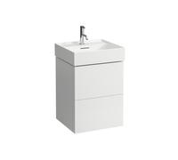Laufen Kartell Meuble sous-lavabo, 2 tiroirs, 480x600x450mm, pour WT 810332, H4075090336401, H4075090336401, Colorazione: Neve (bianco opaco)