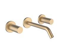 LAUFEN Kartell Mitigeur de lavabo à encastrer à 2 poignées, bec fixe, saillie 175 mm, H3123360831201, H3123360831201, Colorazione: Oro pallido opaco