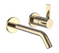LAUFEN Kartell Mitigeur monocommandé encastré 2 trous pour lavabo Simibox 2-point, bec fixe, saillie 175 mm, H3113360011201, H3113360011201, Colorazione: Oro