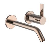 LAUFEN Kartell Mitigeur monocommandé encastré 2 trous pour lavabo Simibox 2-point, bec fixe, saillie 175 mm, H3113360821201, H3113360821201, Colorazione: Oro rosa