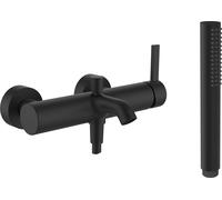 Laufen Kartell rubinetto per vasca e doccia a parete nero H3213370811411
