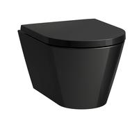 LAUFEN Kartell WC a parete Compact, lavabo profondo, senza bordo di risciacqu...