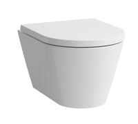 LAUFEN Kartell WC a parete Compact, lavabo profondo, senza bordo di risciacqu...