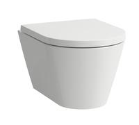 LAUFEN Kartell WC mural COMPACT, rinçage profond, sans rebord, 490x370x285mm, H820333A000001, H820333A000001, Colorazione: Bianco con LCC attivo