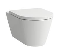 LAUFEN Kartell WC suspendu, chasse deau basse, sans rebord, 545x370x355mm, H820337A000001, H820337A000001, Colorazione: Bianco con LCC attivo