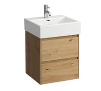 LAUFEN LANI Meuble sous-lavabo, 2 tiroirs, SoftClose, 485x515x445mm, H4035121122671, H4035121122671, Colorazione: Quercia selvatica