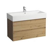 Laufen Lani Meuble sous-lavabo, 2 tiroirs, SoftClose, 985x515x450mm, H4035621122671, H4035621122671, Colorazione: Quercia selvatica