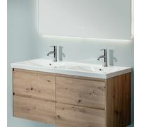 LAUFEN LANI mobile con lavabo doppio LUA, 4 scomparti estraibili, H8140810001041+H4035741122671, LANI; LUA [Mobili da Bagno > Mobili con Doppio Lavabo]