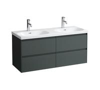 LAUFEN LANI mobile con lavabo doppio LUA, 4 scomparti estraibili, H8140814001041+H4035741122661, LANI; LUA [Mobili da Bagno > Mobili con Doppio Lavabo]