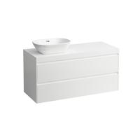 LAUFEN LANI Plan de lavabo blanc mat incl. meuble sous-lavabo, 1 découpe à gauche, 1185x495x580mm, H4045721129991, H4045721129991, Colorazione: multicolore