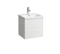 Laufen Lani pour meuble sous-lavabo Lua, 2 tiroirs, SoftClose, 535x515x445mm, H4035221122611, H4035221122611, Colorazione: Bianco lucido