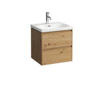 LAUFEN LANI pour meuble sous-lavabo Lua, 2 tiroirs, SoftClose, 535x515x445mm, H4035221122671, H4035221122671, Colorazione: Quercia selvatica