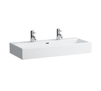 LAUFEN Living City lavabo doppio, H8184370001071, Living City bianco [Lavabi > Lavabi Doppi]