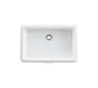 LAUFEN Living City lavabo encastré par le bas, avec trop-plein, partie inférieure vitrifiée, 490x310mm, blanc, H8124310001551, H8124310001551