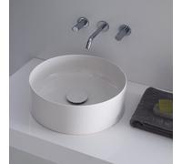 LAUFEN Living SaphirCeramic lavabo da appoggio, H8114350001121, Living SaphirCeramic bianco [Lavabi > Lavabi da Appoggio]