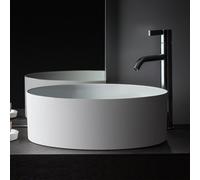 LAUFEN Living SaphirCeramic lavabo da appoggio, H8114357571121, Living SaphirCeramic bianco opaco [Lavabi > Lavabi da Appoggio]