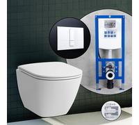 LAUFEN LUA Compact set completo WC sospeso con elemento incasso neeos,, H8200830000001+16791WH#SET, LUA bianco [WC > WC con Elementi Incasso]