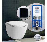 LAUFEN LUA Compact set completo WC sospeso con elemento incasso neeos,, H8200834000001+16746BM#SET, LUA bianco [WC > WC con Elementi Incasso]