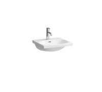 Laufen Lua lavabo, 1 trou pour robinet, avec trop-plein, 500x460mm, à encastrer, H8100810001041, H8100810001041, Colorazione: Bianco
