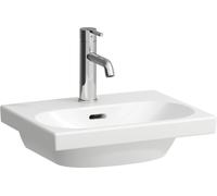 Laufen Lua lavabo 45x35 cm rettangolare a parete bianco lucida H8150814001091