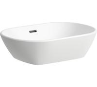 LAUFEN LUA vasque, sans trou pour robinet, avec trop-plein, 500x350mm, H8120834001091, H8120834001091, Colorazione: Bianco con LCC