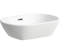 Laufen Lua lavabo 50x35 cm ovale da appoggio bianco lucida H8120834001121