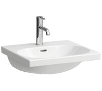 LAUFEN LUA lavabo à poser, 1 trou pour robinet, avec trop-plein, 500x460mm, H8160814001041, H8160814001041, Colorazione: Bianco con LCC