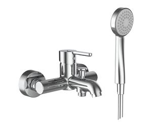 LAUFEN LUA Mitigeur de baignoire, apparent, avec accessoires, chromé, saillie 159mm, H3210810041311, H3210810041311