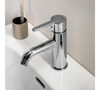 LAUFEN LUA Mitigeur de lavabo, Eco+, saillie 118mm, hauteur 173mm, chromé, H3110810041141, H3110810041141, Versione: con valvola di scarico